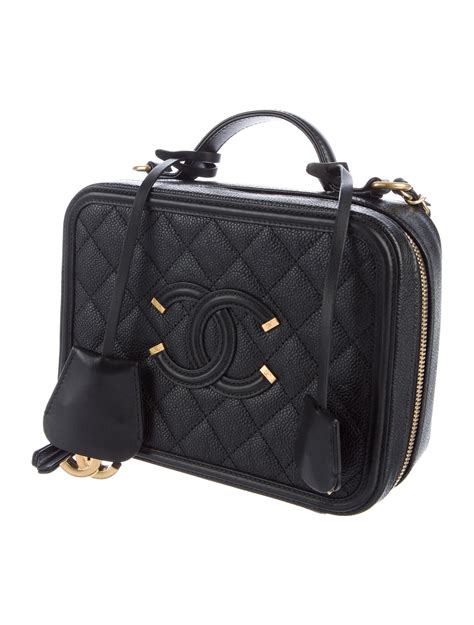 chanel filigree vanity case|chanel filigree vanity case medium.